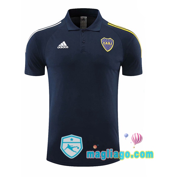 Magliago - Passione Maglie Thai Affidabili Basso Costo Online Shop | Boca Juniors Polo Maglia Uomo Blu Royal 2020/2021