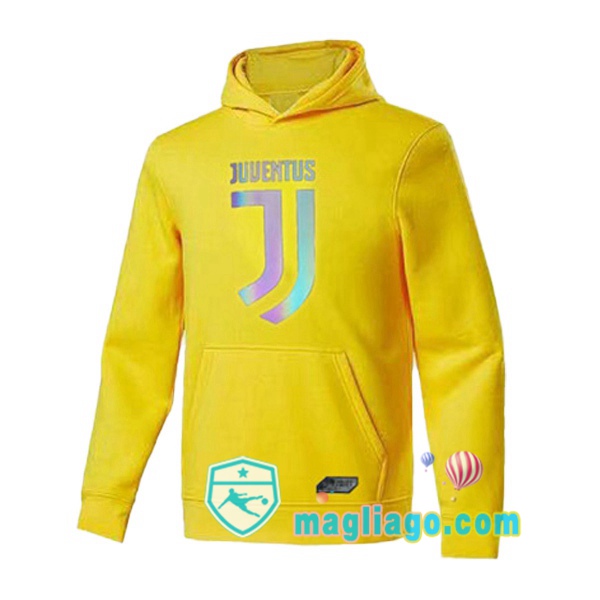 Magliago - Passione Maglie Thai Affidabili Basso Costo Online Shop | Felpa Con Cappuccio Juventus Giallo 2020/2021