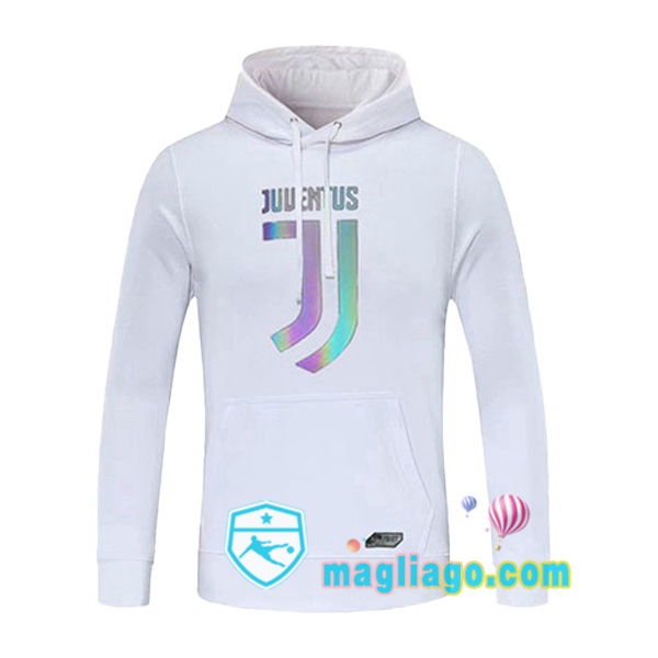 Magliago - Passione Maglie Thai Affidabili Basso Costo Online Shop | Felpa Con Cappuccio Juventus Bianco 2020/2021