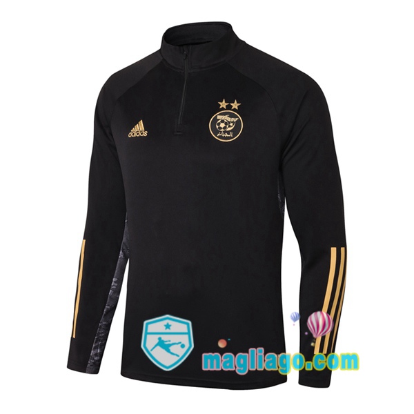 Magliago - Passione Maglie Thai Affidabili Basso Costo Online Shop | Felpe Allenamento Algeria Nero 2020/2021
