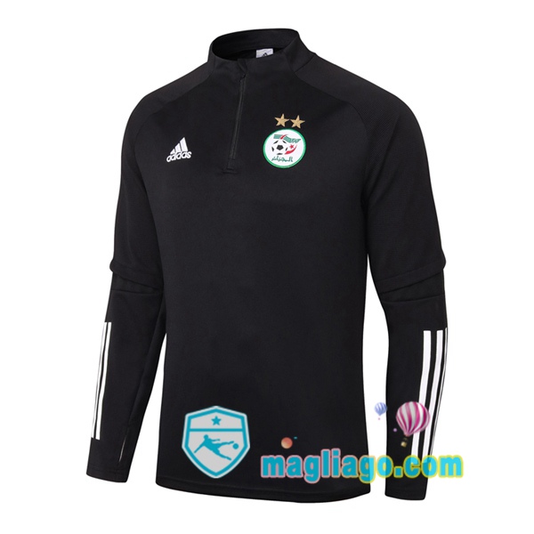 Magliago - Passione Maglie Thai Affidabili Basso Costo Online Shop | Felpe Allenamento Algeria Nero 2020/2021