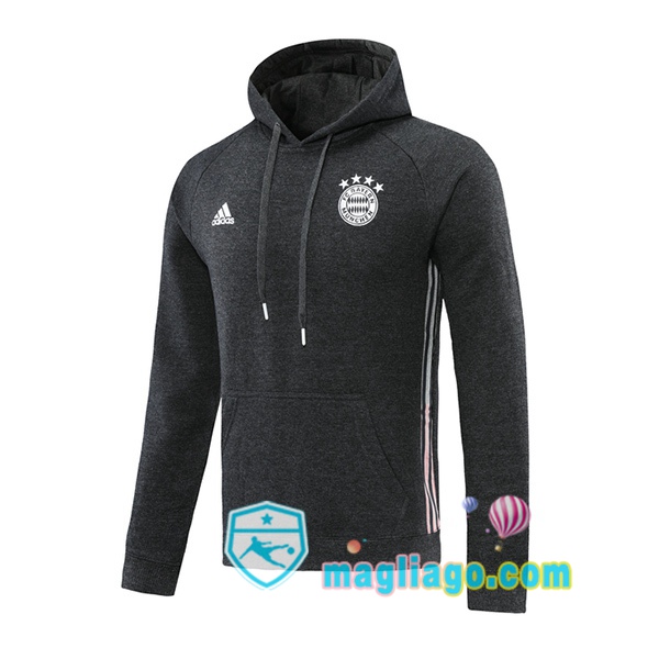 Magliago - Passione Maglie Thai Affidabili Basso Costo Online Shop | Felpa Con Cappuccio Bayern Monaco Nero 2020/2021