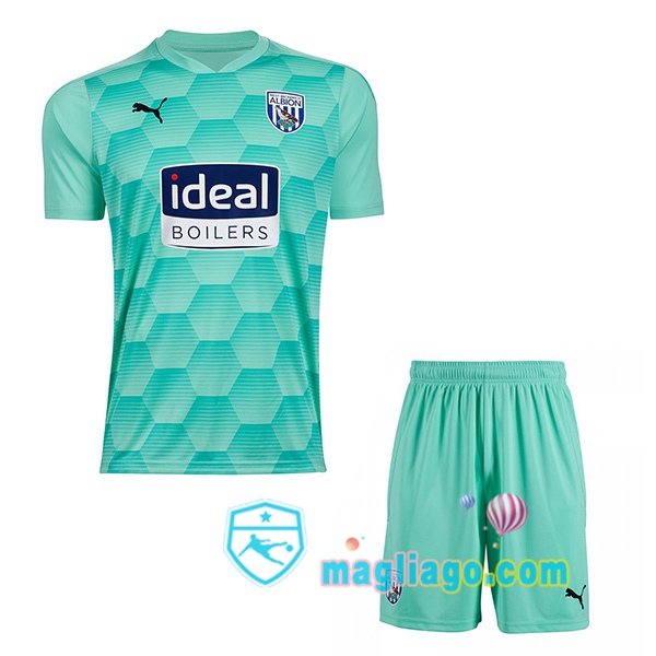 Magliago - Passione Maglie Thai Affidabili Basso Costo Online Shop | Maglia West Bromwich Albion FC Bambino Portiere Verde 2020/2021