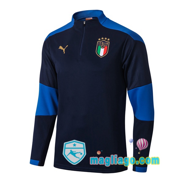 Magliago - Passione Maglie Thai Affidabili Basso Costo Online Shop | Felpe Allenamento Italia Blu 2020/2021