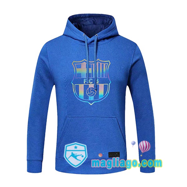 Magliago - Passione Maglie Thai Affidabili Basso Costo Online Shop | Felpa Con Cappuccio FC Barcellona Blu 2020/2021