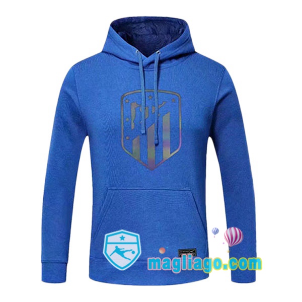 Magliago - Passione Maglie Thai Affidabili Basso Costo Online Shop | Felpa Con Cappuccio Atletico Madrid Blu 2020/2021