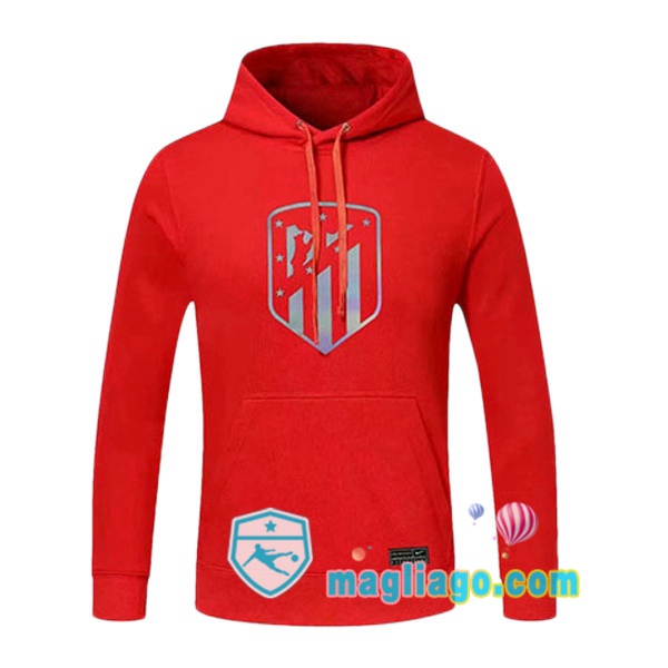 Magliago - Passione Maglie Thai Affidabili Basso Costo Online Shop | Felpa Con Cappuccio Atletico Madrid Rosso 2020/2021