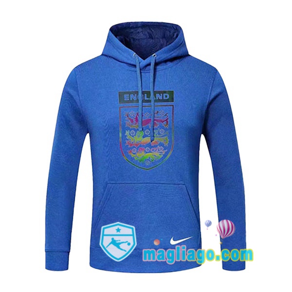 Magliago - Passione Maglie Thai Affidabili Basso Costo Online Shop | Felpa Con Cappuccio Inghilterra Blu 2020/2021
