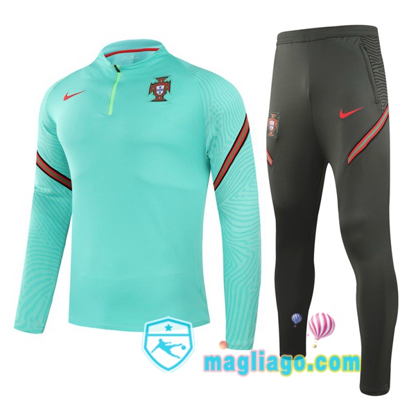 Magliago - Passione Maglie Thai Affidabili Basso Costo Online Shop | Tuta da Allenamento Portogallo Verde 2020/2021