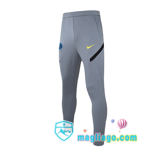 Magliago - Passione Maglie Thai Affidabili Basso Costo Online Shop | Pantaloni Da Allenamento Inter Milan Grigio 2020/2021