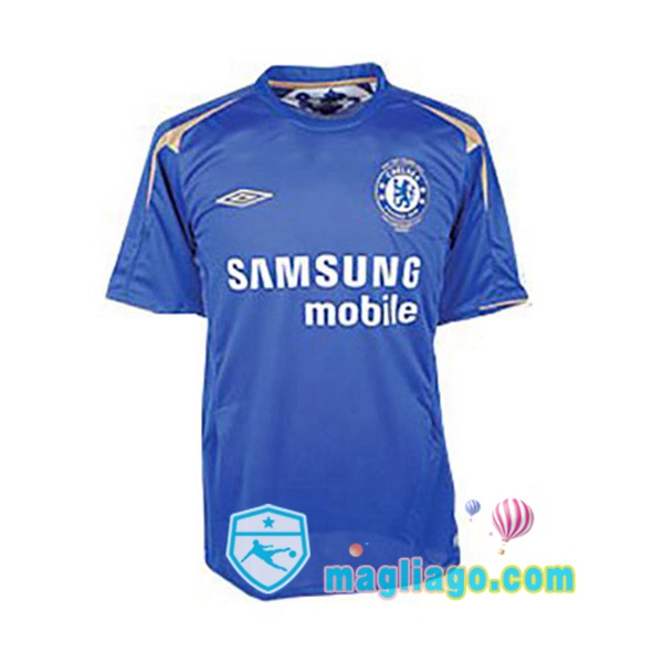 Magliago - Passione Maglie Thai Affidabili Basso Costo Online Shop | 2005-2006 FC Chelsea Prima Retro Maglia Storica Blu