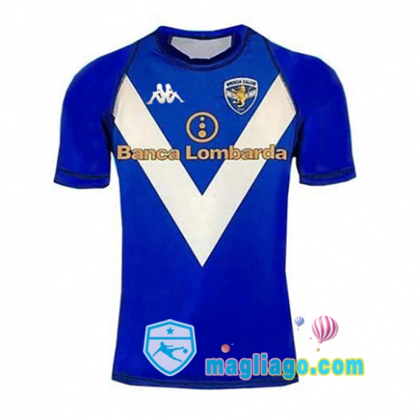 Magliago - Passione Maglie Thai Affidabili Basso Costo Online Shop | 2003-2004 Brescia Calcio Prima Retro Maglia Storica Blu