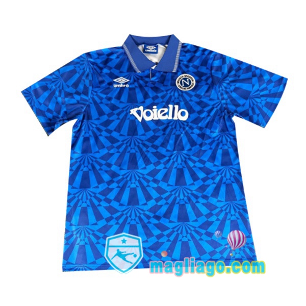 Magliago - Passione Maglie Thai Affidabili Basso Costo Online Shop | 1991-1993 SSC Napoli Prima Retro Maglia Storica Blu