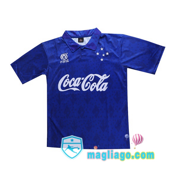 1993-1994 Cruzeiro EC Prima Retro Maglia Storica Blu