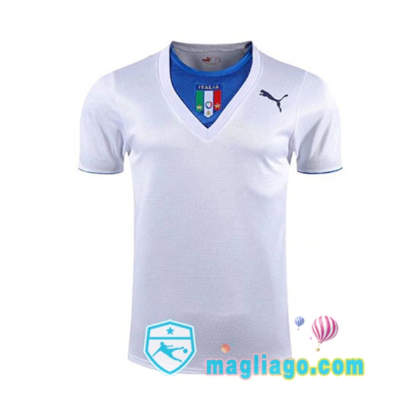 Magliago - Passione Maglie Thai Affidabili Basso Costo Online Shop | 2006 Coppa del Mondo Champion Italia Seconda Retro Maglia Storica Bianco