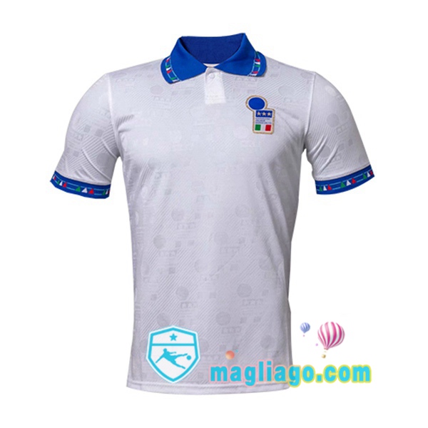 Magliago - Passione Maglie Thai Affidabili Basso Costo Online Shop | 1994 Coppa del Mondo Italia Seconda Retro Maglia Storica Bianco