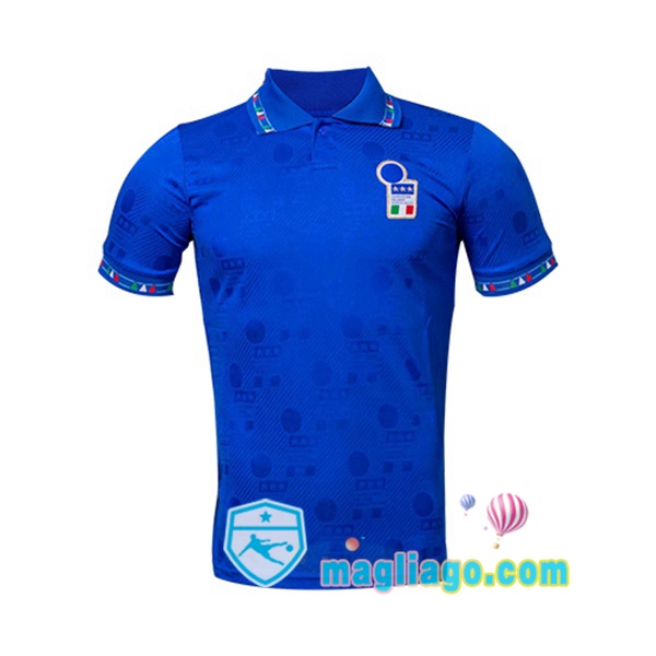 Magliago - Passione Maglie Thai Affidabili Basso Costo Online Shop | 1994 Coppa del Mondo Italia Prima Retro Maglia Storica Blu