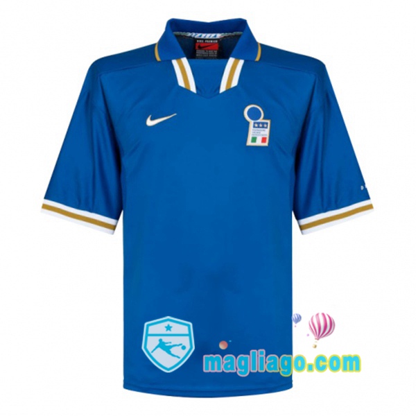 Magliago - Passione Maglie Thai Affidabili Basso Costo Online Shop | 1996 Italia Prima Retro Maglia Storica Blu