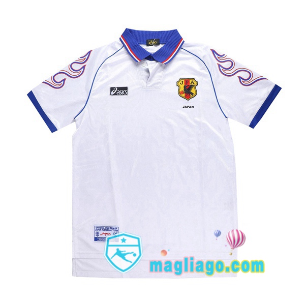Magliago - Passione Maglie Thai Affidabili Basso Costo Online Shop | 1998 Coppa del Mondo Giappone Seconda Retro Maglia Storica Bianco