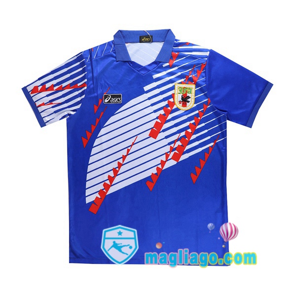 Magliago - Passione Maglie Thai Affidabili Basso Costo Online Shop | 1994 Coppa del Mondo Giappone Prima Retro Maglia Storica Blu