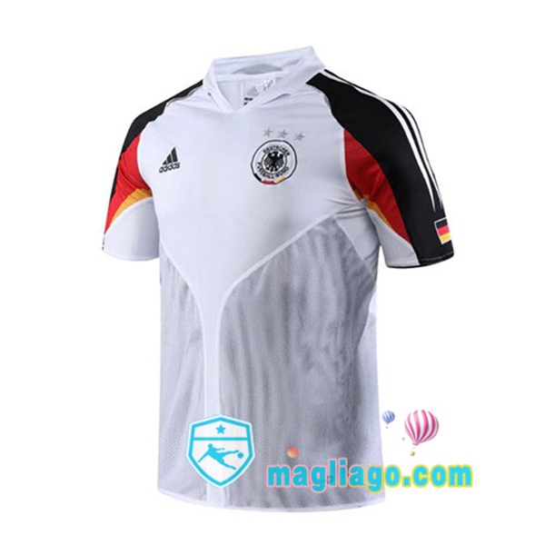 Magliago - Passione Maglie Thai Affidabili Basso Costo Online Shop | 2004 Germania Prima Retro Maglia Storica Bianco