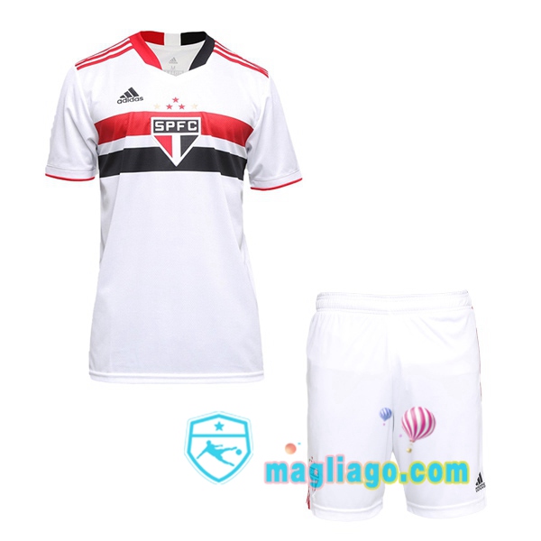 Magliago - Passione Maglie Thai Affidabili Basso Costo Online Shop | Maglia Sao Paulo FC Bambino Prima 2021/2022