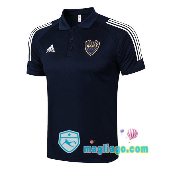 Magliago - Passione Maglie Thai Affidabili Basso Costo Online Shop | Boca Juniors Polo Maglia Uomo Blu Royal 2020/2021