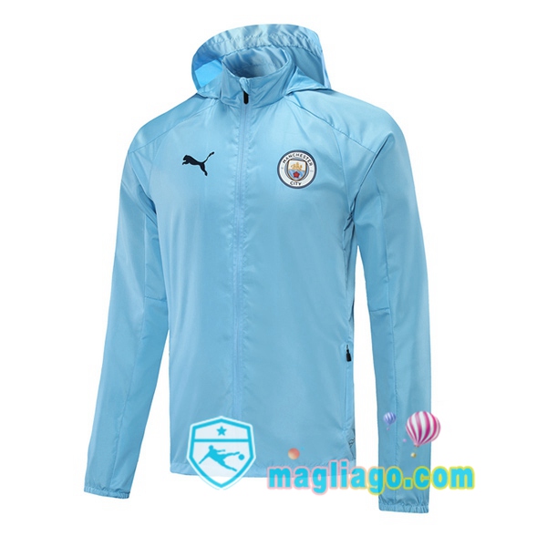 Magliago - Passione Maglie Thai Affidabili Basso Costo Online Shop | Giacca a Vento Manchester City Blu 2020/2021