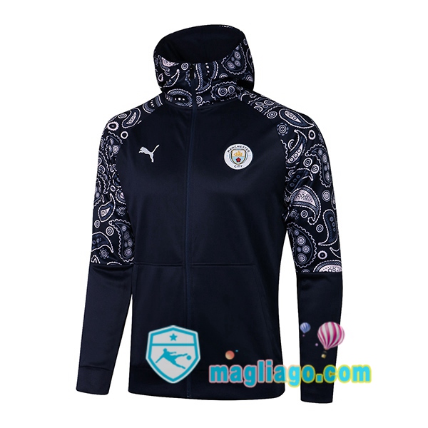 Magliago - Passione Maglie Thai Affidabili Basso Costo Online Shop | Giacca a Vento Manchester City Blu Royal 2020/2021