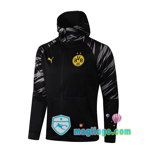 Magliago - Passione Maglie Thai Affidabili Basso Costo Online Shop | Giacca a Vento Dortmund BVB Nero 2020/2021