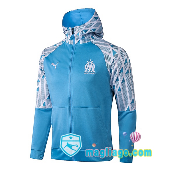 Magliago - Passione Maglie Thai Affidabili Basso Costo Online Shop | Giacca a Vento Marsiglia OM Blu 2020/2021