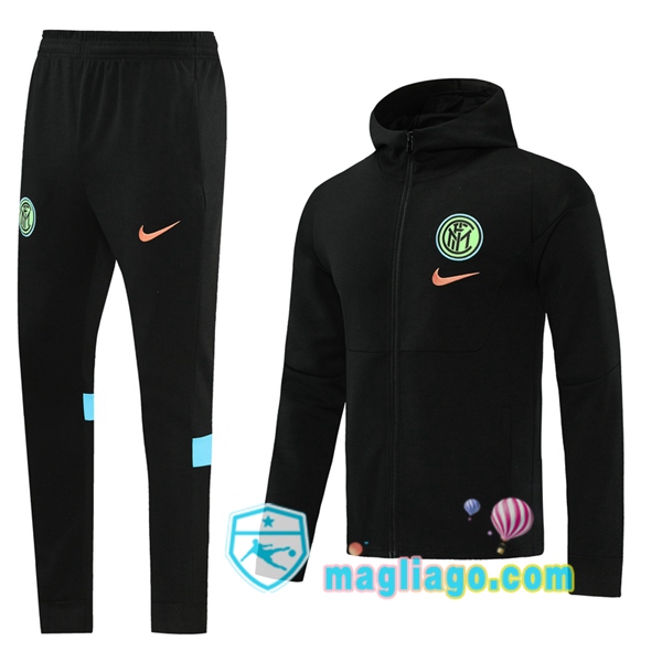 Magliago - Passione Maglie Thai Affidabili Basso Costo Online Shop | Giacca Con Cappuccio Inter Milan Nero 2020/2021