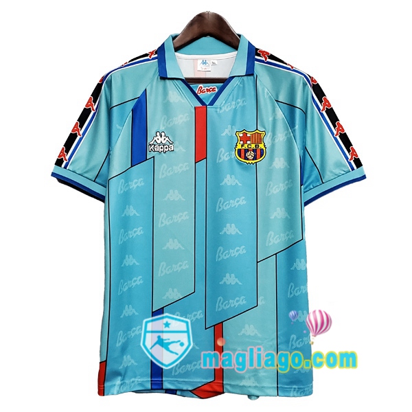 Magliago - Passione Maglie Thai Affidabili Basso Costo Online Shop | 1996-1997 FC Barcellona Seconda Retro Maglia Storica
