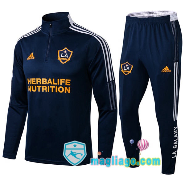 Magliago - Passione Maglie Thai Affidabili Basso Costo Online Shop | Tuta da Allenamento LA Galaxy Blu Royal 2021/2022