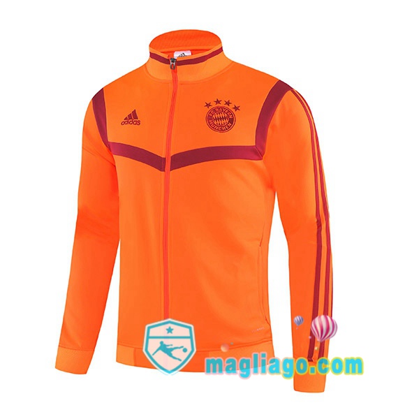 Magliago - Passione Maglie Thai Affidabili Basso Costo Online Shop | Giacca Calcio Bayern Monaco Arancione 2021/2022