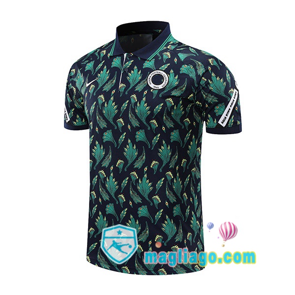 Magliago - Passione Maglie Thai Affidabili Basso Costo Online Shop | Nigeria Polo Maglia Uomo Nero Verde 2021/2022