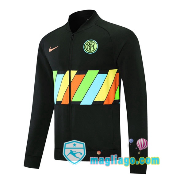 Magliago - Passione Maglie Thai Affidabili Basso Costo Online Shop | Giacca Calcio Inter Milan Nero 2021/2022