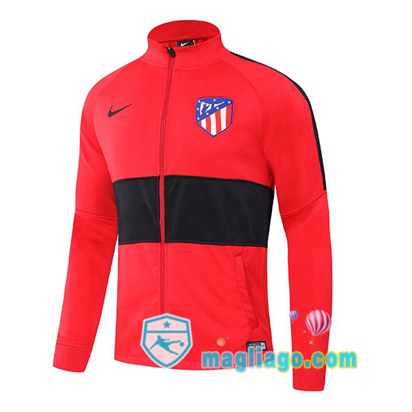 Magliago - Passione Maglie Thai Affidabili Basso Costo Online Shop | Giacca Calcio Atletico Madrid Rosso Nero 2021/2022