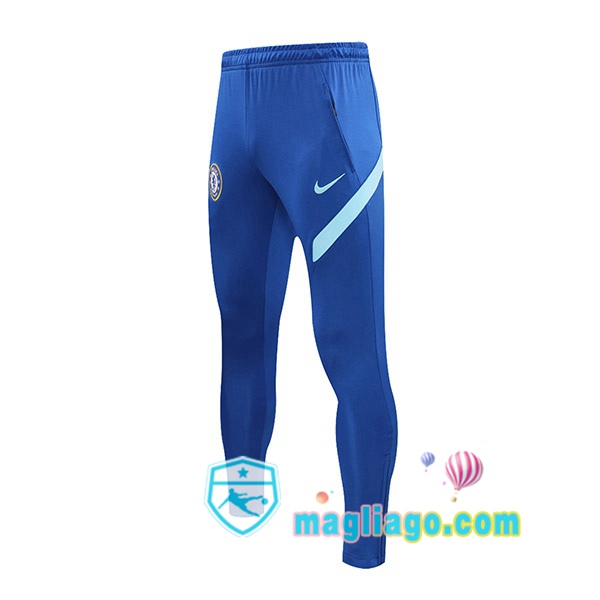 Magliago - Passione Maglie Thai Affidabili Basso Costo Online Shop | Pantaloni Da Allenamento FC Chelsea Blu 2021/2022