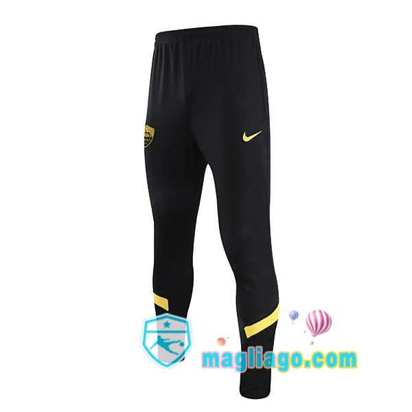 Magliago - Passione Maglie Thai Affidabili Basso Costo Online Shop | Pantaloni Da Allenamento AS Roma Nero 2021/2022