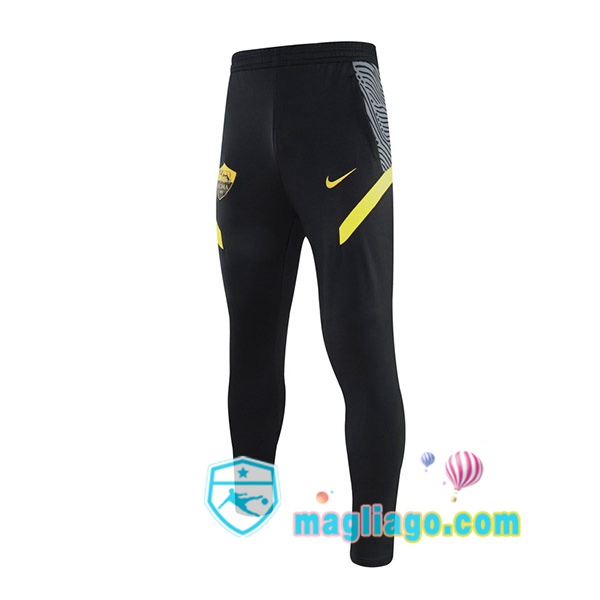 Magliago - Passione Maglie Thai Affidabili Basso Costo Online Shop | Pantaloni Da Allenamento AS Roma Nero 2021/2022