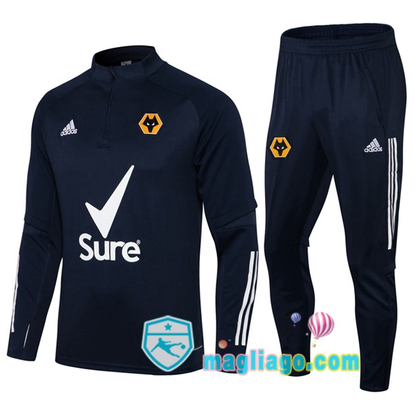 Magliago - Passione Maglie Thai Affidabili Basso Costo Online Shop | Tuta da Allenamento Wolves Blu Royal 2021/2022