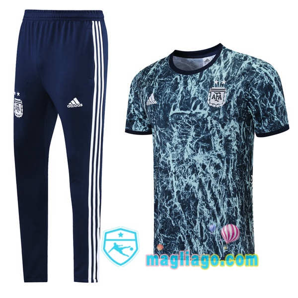 Magliago - Passione Maglie Thai Affidabili Basso Costo Online Shop | Tuta Maglie Allenamento Argentina + Pantaloni Blu 2021/2022