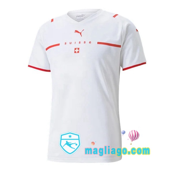 Magliago - Passione Maglie Thai Affidabili Basso Costo Online Shop | Nazionale Maglia Calcio Svizzera Seconda 2021/2022