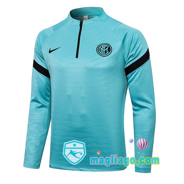 Magliago - Passione Maglie Thai Affidabili Basso Costo Online Shop | Felpe Allenamento Inter Milan Blu 2021/2022