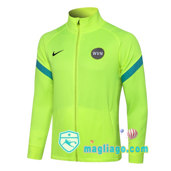 Magliago - Passione Maglie Thai Affidabili Basso Costo Online Shop | Giacca Calcio Inter Milan Verde 2021/2022