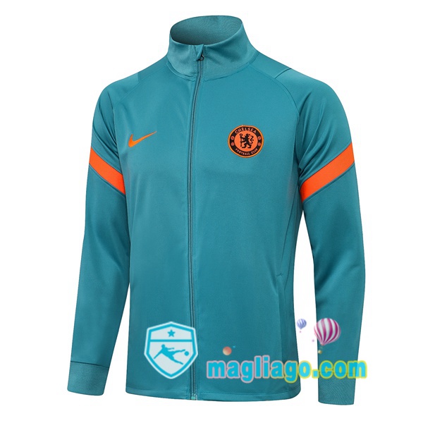 Magliago - Passione Maglie Thai Affidabili Basso Costo Online Shop | Giacca Calcio FC Chelsea Blu 2021/2022