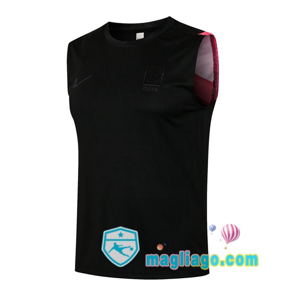 Magliago - Passione Maglie Thai Affidabili Basso Costo Online Shop | Gilet da Calcio Corea Nero 2021/2022