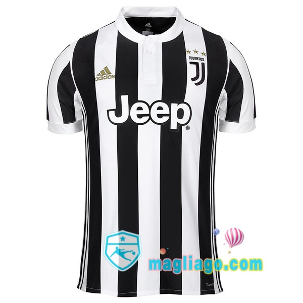 Magliago - Passione Maglie Thai Affidabili Basso Costo Online Shop | 2017-2018 Juventus Prima Retro Maglia Storica Nero Bianco