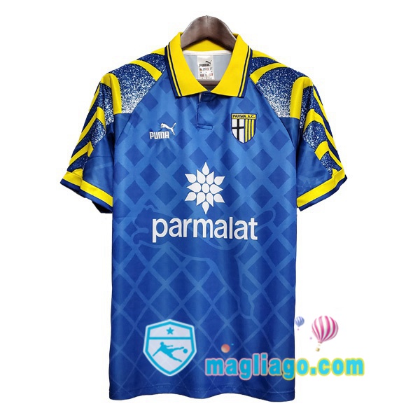Magliago - Passione Maglie Thai Affidabili Basso Costo Online Shop | 2002-2003 Parma Calcio Seconda Retro Maglia Storica Blu